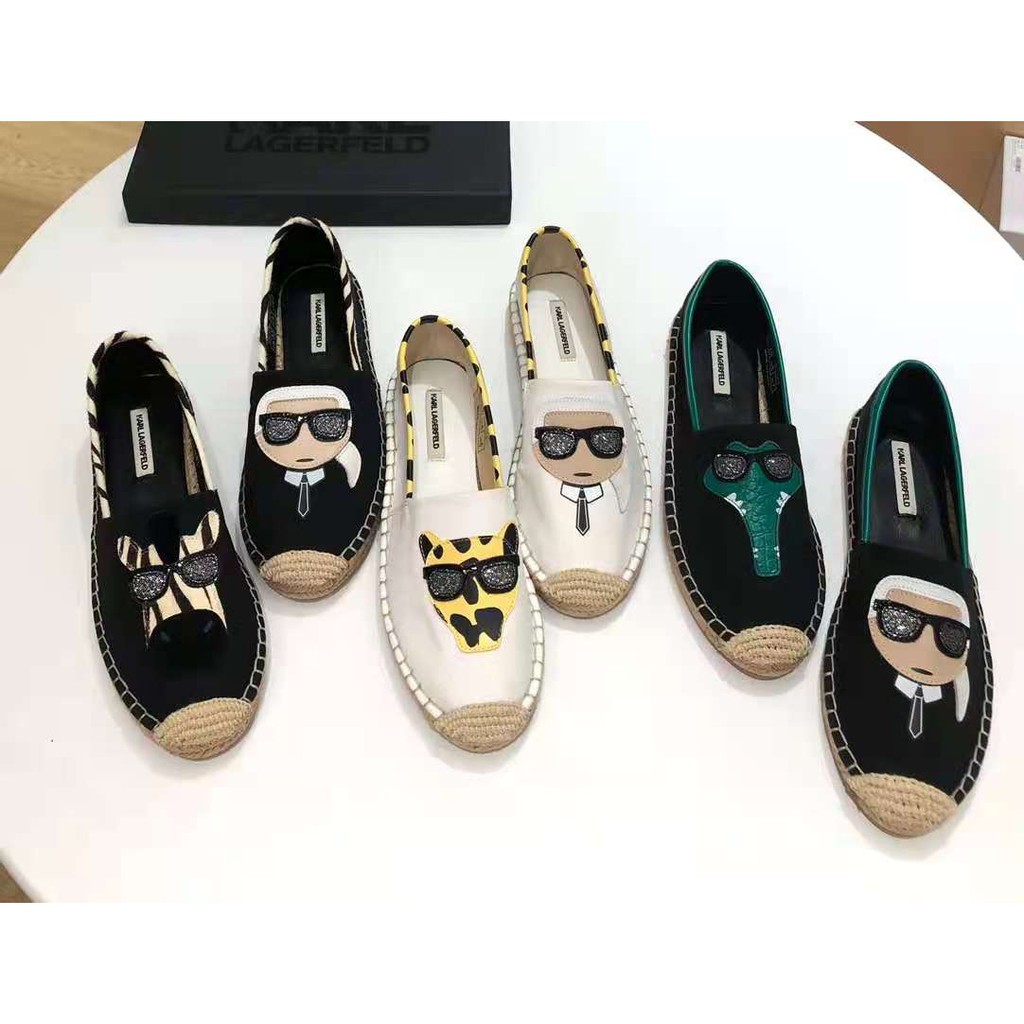 

karl lagerfeld fisherman shoes