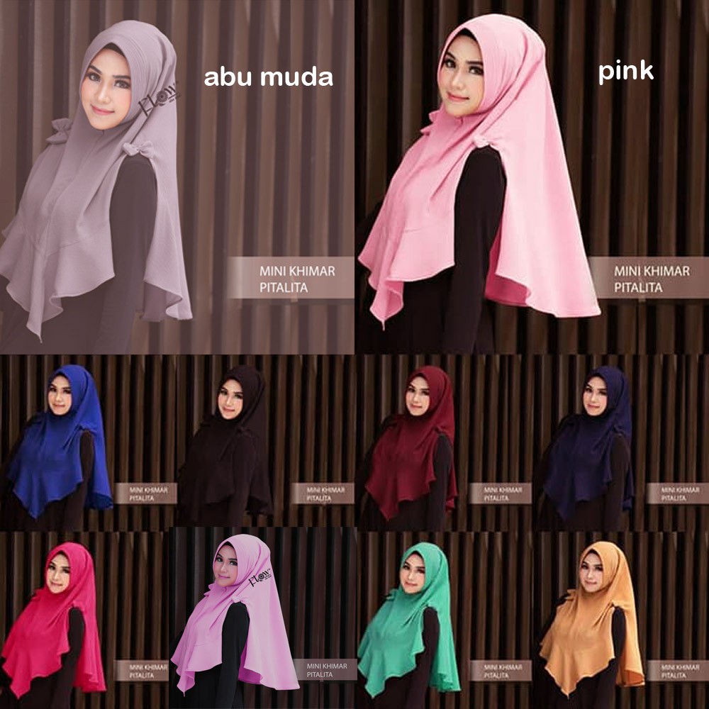 jilbab/hijab Khimar Pitalita