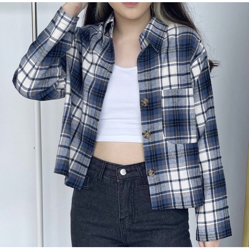 TARTAN FLANEL SHIRT KEMEJA KOTAK / devilknitwear devilknit_id-ANDINE