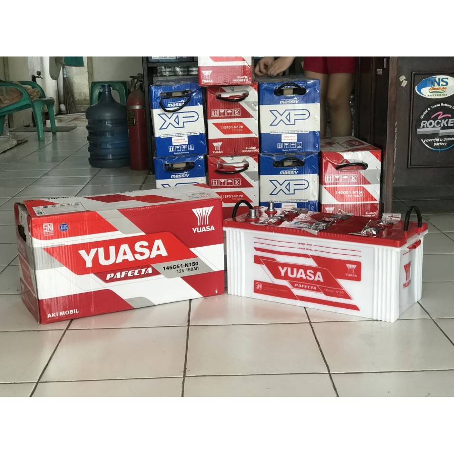 Accu / Aki Basah Mobil Yuasa N150