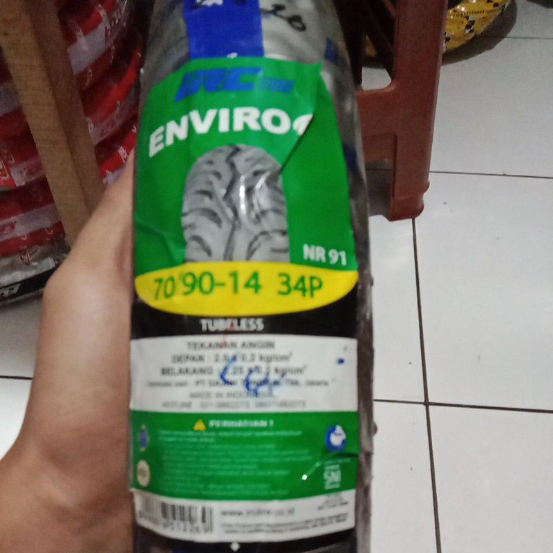 BAN LUAR IRC TUBLES 70 90 14 MOTOR MIO J MIO SPORTY MIO M3 FINO MIO Z DLL