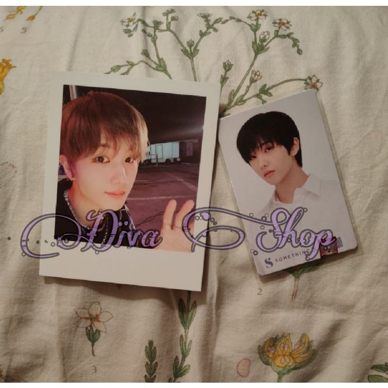 Photocard Jisung Somethinc & Polaroid Jisung Synnara Bene NCT Dream