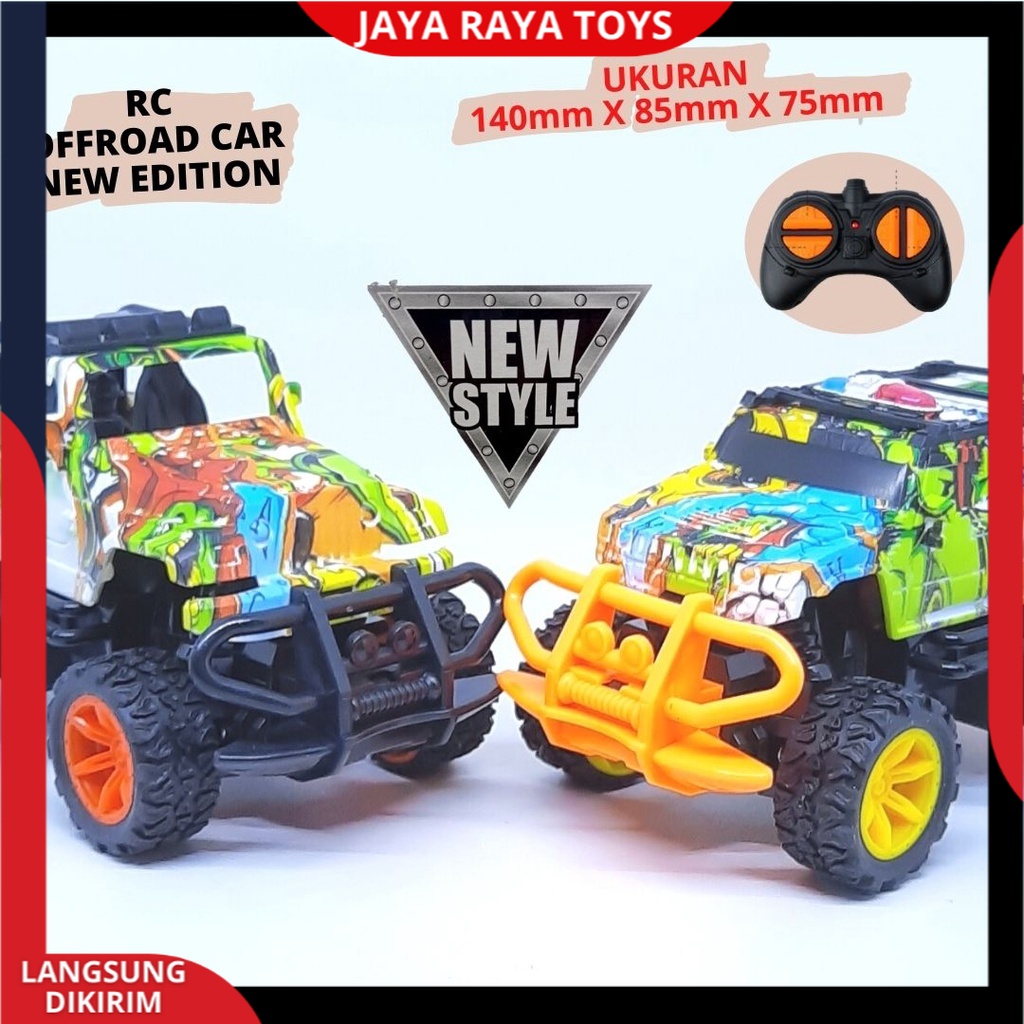 Mobil Remote Control Polisi Suv Offroad Jeep Super Speed  New Edition | Rc Mini Car Tahan Banting