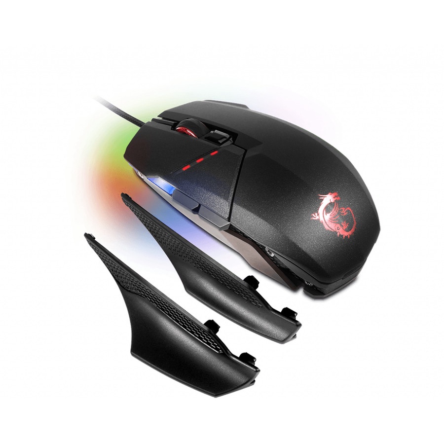 MSI CLUTCH GM60 RGB Wired Optical Gaming Mouse