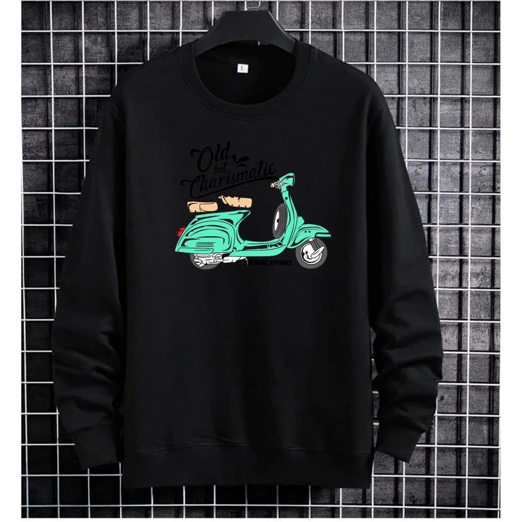 COD/ARPIOSSHOP - BAJU OLD VESPA - SWEATER PRIA WANITA KEREN MODEL KEKINIAN