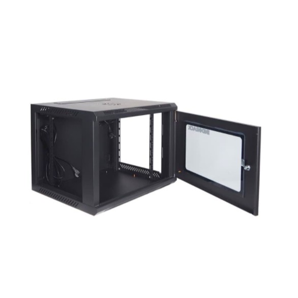 WR5006S - 6U Wallmount Rack Depth 500mm Single Door 19INCH - INDORACK