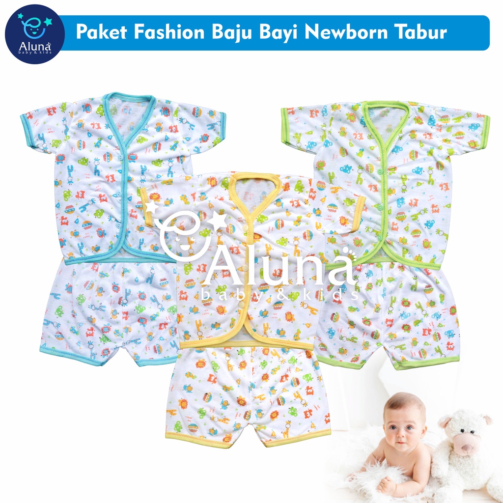 Paket hemat Setelan Baju Bayi Newborn Perlengkapan Bayi Baru Lahir Kado Lahiran Baby Gift Set-7