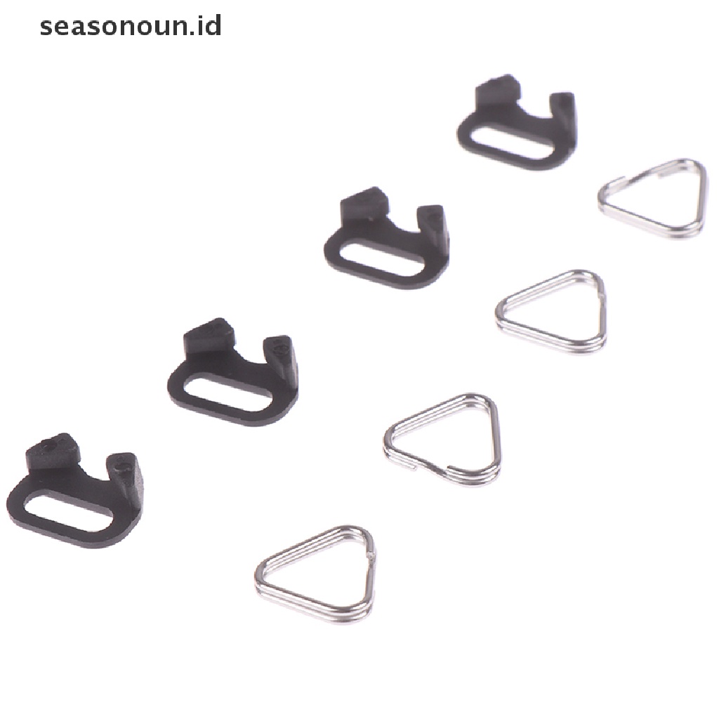 (seasonoun) 4pcs / Set Strap Bahu / Selempang + Ring Segitiga Untuk Kamera