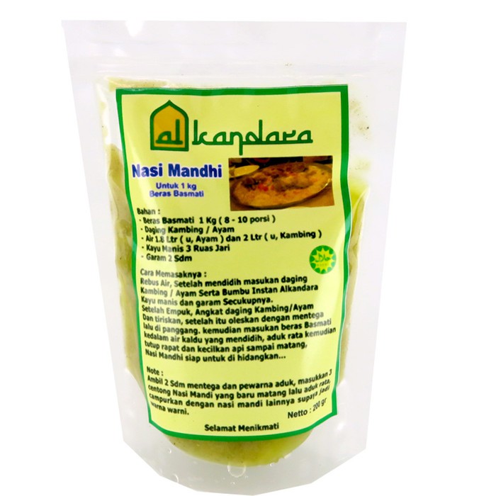 

BUMBU NASI MANDHI INSTAN 200 GRAM