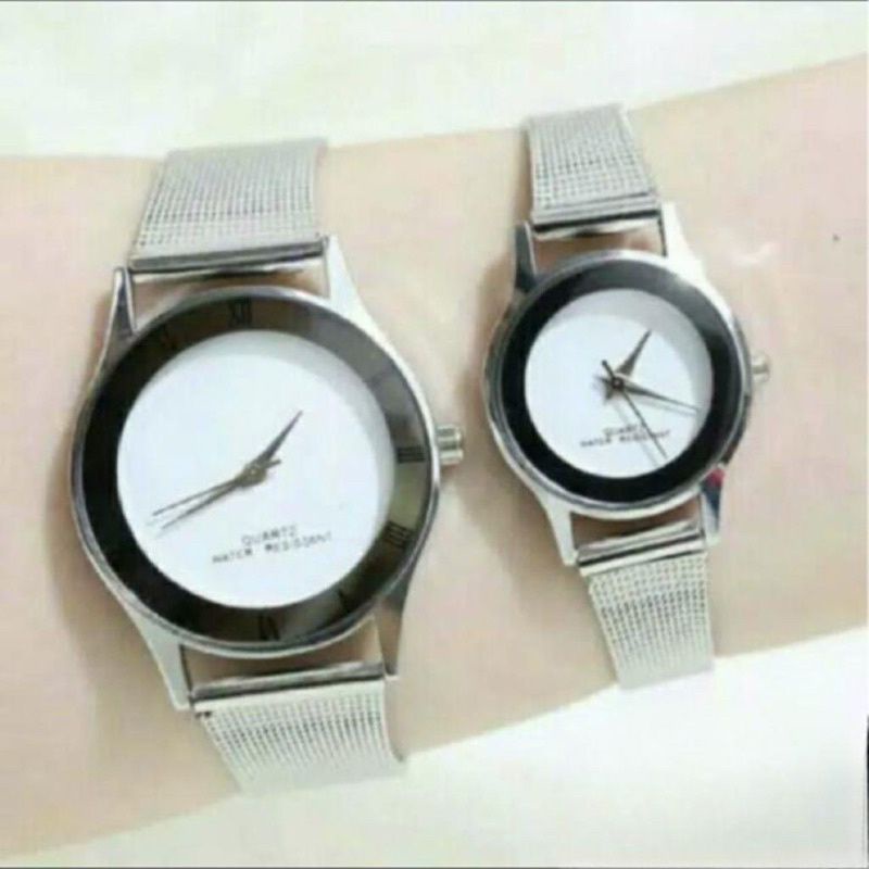 (Terima Cod)Jam Tangan Couple.Zk Strap Rantai Pasir(Dikirim Jakarta)