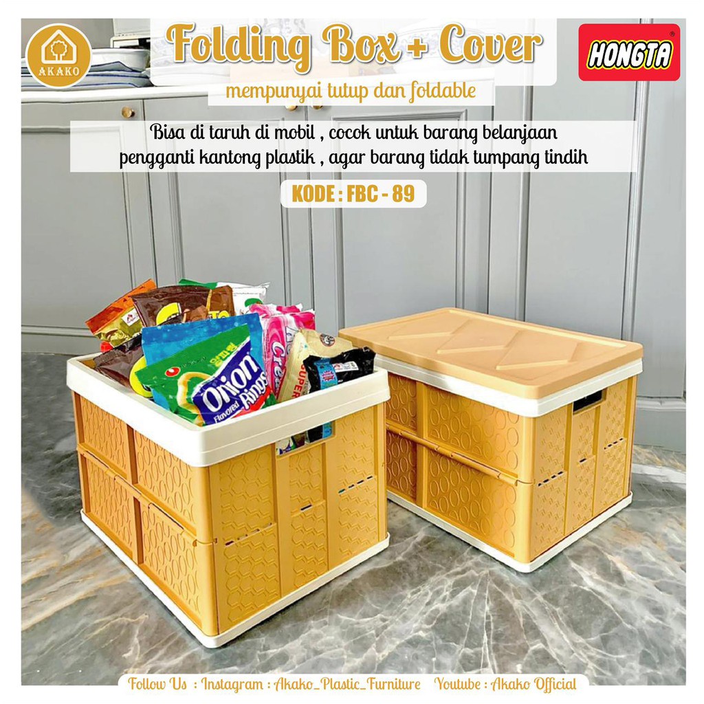 Hongta - Container kontainer box lipat + tutup FBC