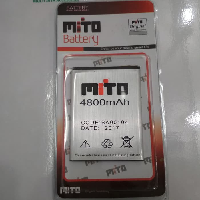 Battery Batre Batu Baterai Mito A360 Fantasy One BA-00104 BA000104