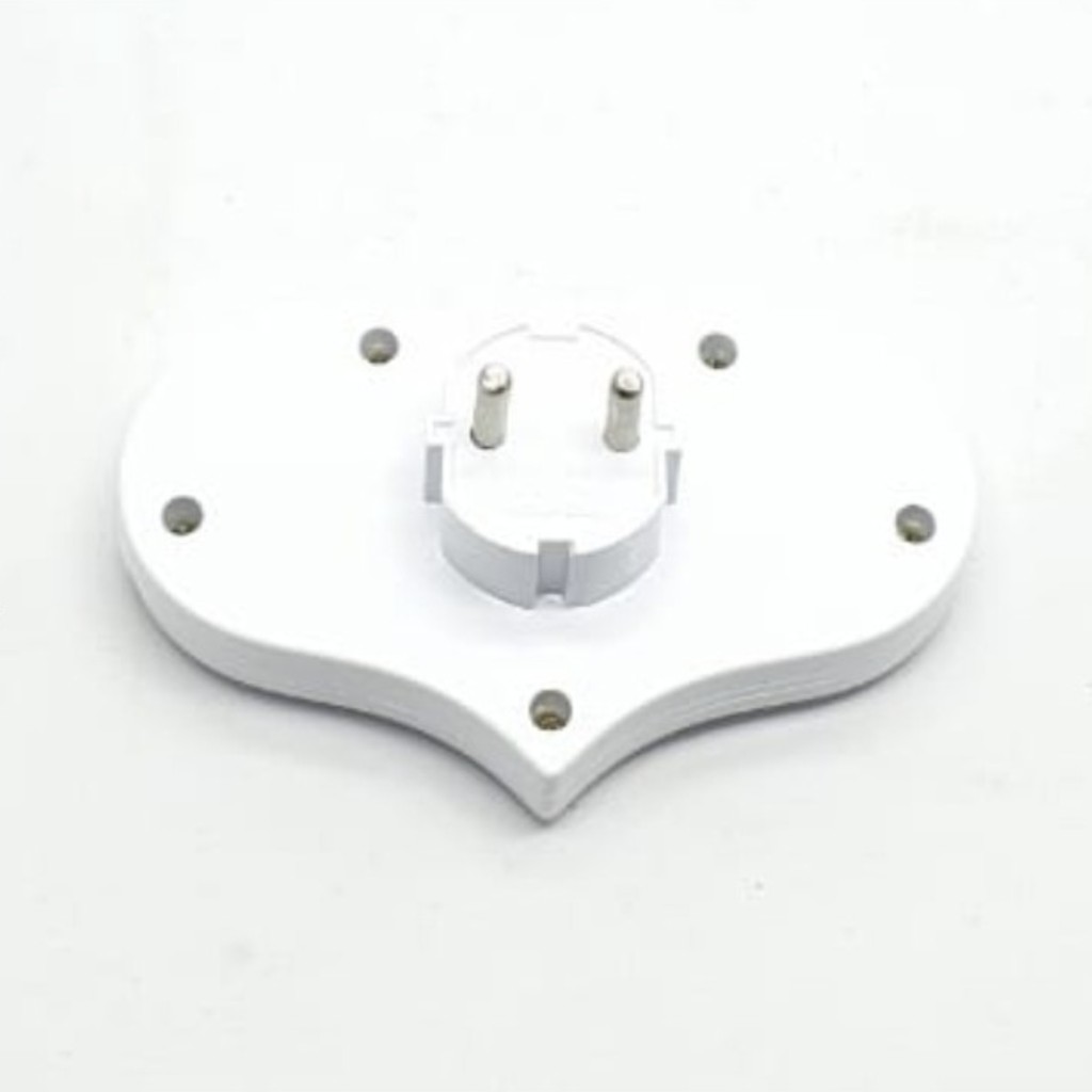 @6 Pcs (1 Kotak) Erke OBL41WL Stop Kontak Gepeng 4in1 4 Lubang Warna + Lampu SNI / Colokan Listrik