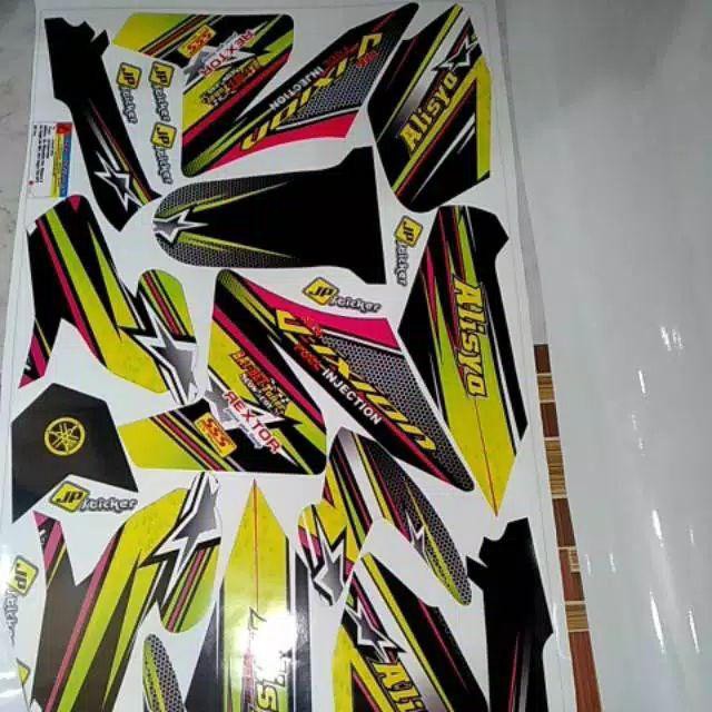 VIXION NVL Decal Sticker - Decal stiker Full Body VIXION NVL ip. 08 BISA CUSTOM