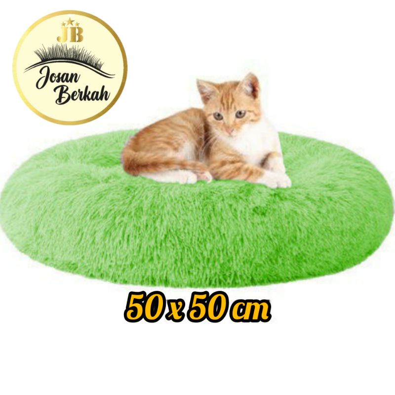 Ranjang/Kasur Bundar uk besar (diameter 50x50 cm) super empuk dan Hanget