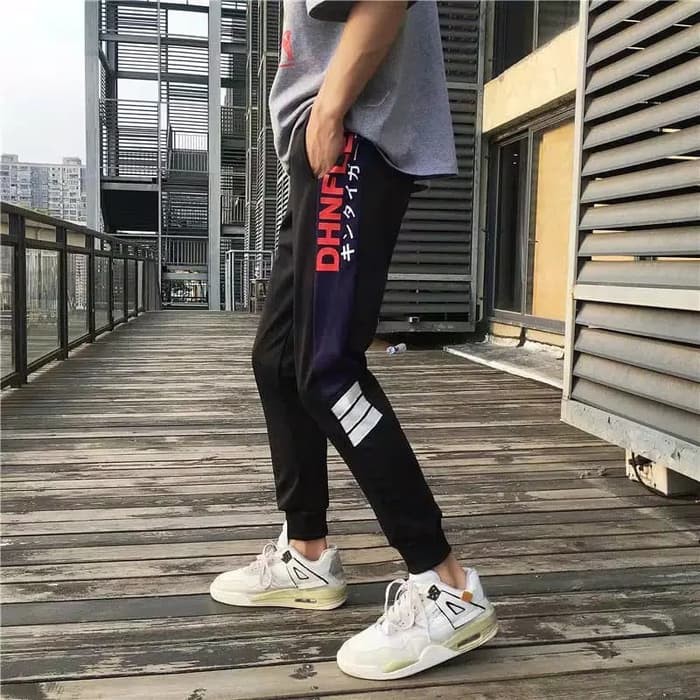 TBI Import Celana Joger Pria DFLEF Man Jogger Street Style Pant K-POP BTS