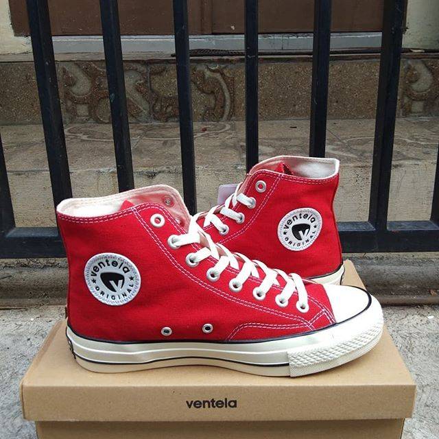 SEPATU VENTELA 70S RED HIGH_SEPATU VENTELA