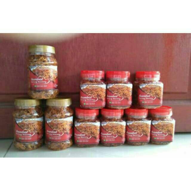 

Sambal Goreng Bawang bu Ilyas, ASLI bawang tanpa tepung. Pedes bisa request