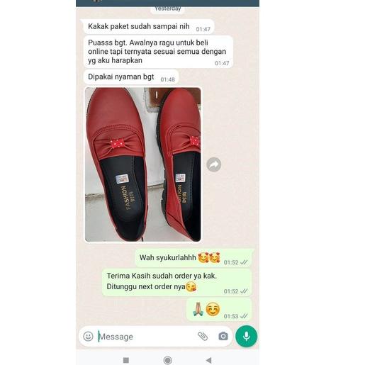 LANGSUNG KIRIM.. Sepatu Loafer Joana Wanita Livana Slop Flat Shoes Kekinian Murah Formal Kerja Casua