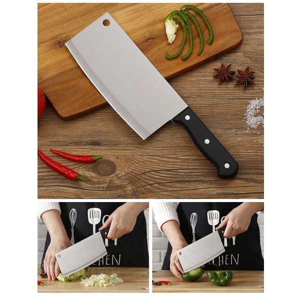 Pisau Serbaguna / Cleaver Knife / Pisau Dapur / Chopper / Pemotong Sayur Daging