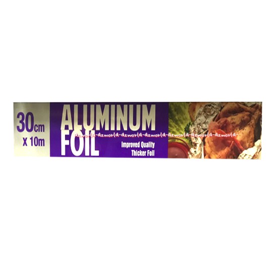 Bagus Aluminium foil 10mx30cm Kertas Aluminium Foil Kertas Membungkus Makanan Paper Foil Alu Minium Baggus