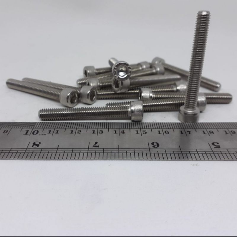 BAUT L M6 X 45 STAINLESS SUS 304 BAUT L STAINLESS M6X45 SS ANTI KARAT