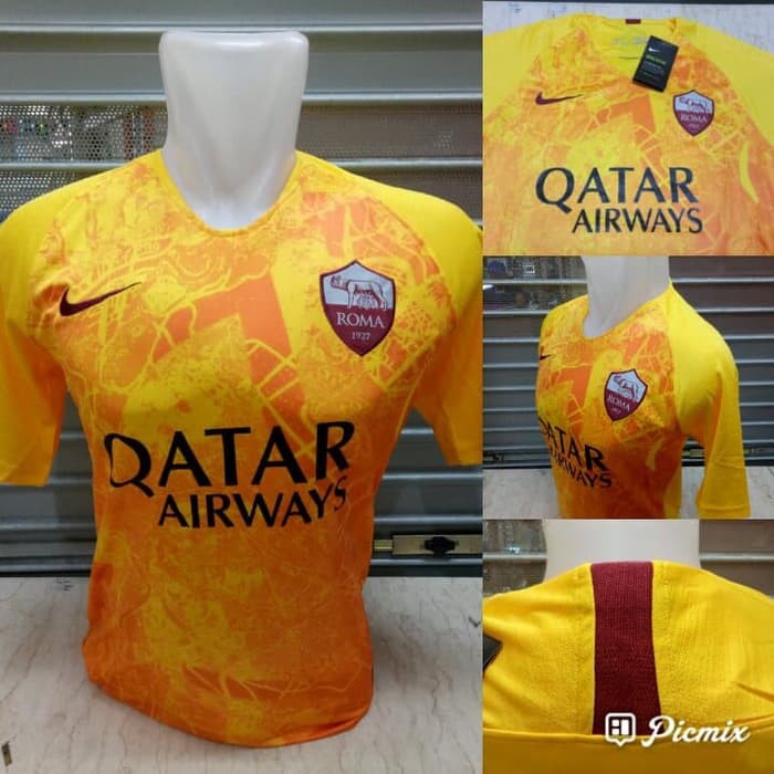 JERSEY BOLA AS ROMA 3RD 2018/2019 GRADE ORI
