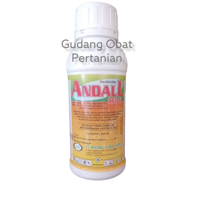 ANDALL 865 SL 400ml / Racun rumput padi sawah, sistemik, tidak kantrak