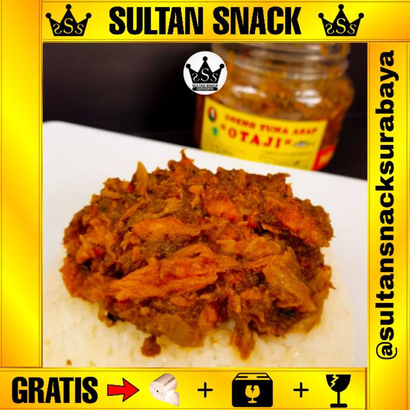 

SULTAN SNACK Oseng Ikan Tuna Asap Otaji Besar