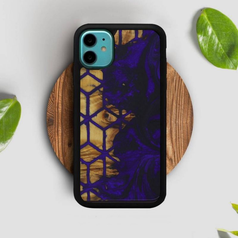 Semua tipe hp case hp bisa motif wood (kayu) & Resin