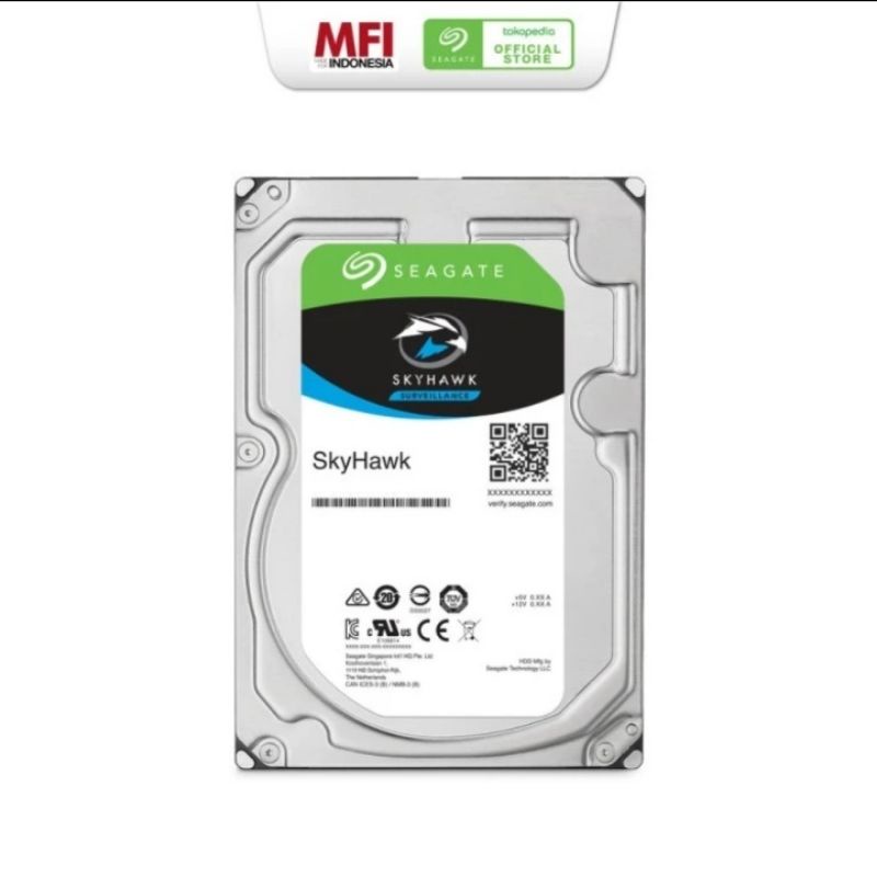 3.5&quot; 1TB HARDISK SEAGATE SKYHAWK 1 TB INTERNAL CCTV 3.5&quot; SATA HDD GARANSI RESMI MFI ORIGINAL 100%