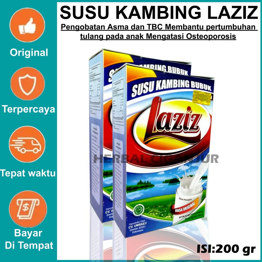 Laziz Susu Bubuk Kambing Original (200 gr)