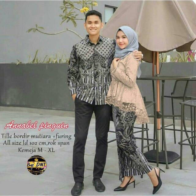 Maura Couple - Sania Ruffle Batik Couple ori Ndoro jowi DNT Garansi Termurah Shopee - Couple Anabel