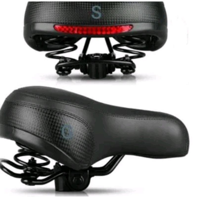 taffsport Saddle sepeda shock absorber big butt 3d jog sadel bike empuk nyaman
