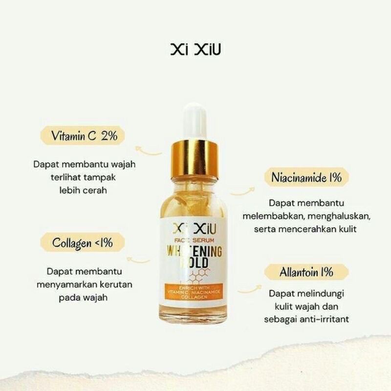 Xi Xiu Face Serum Vitamin C | Whitening Gold | Anti Acne