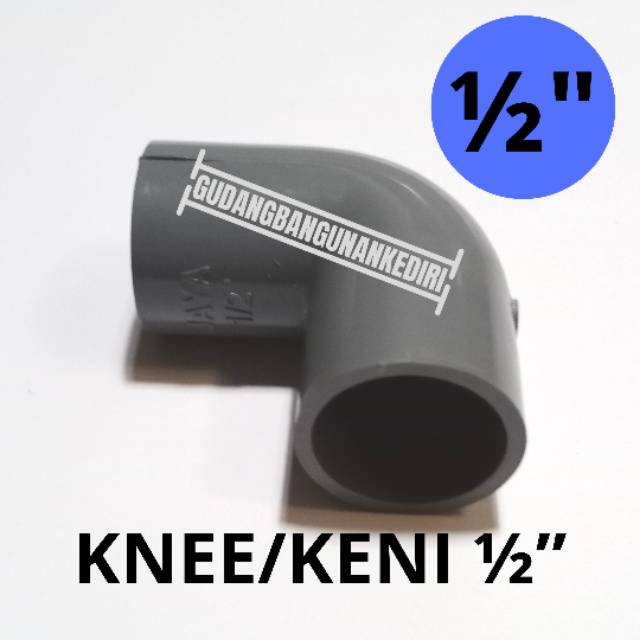 Knee pvc 1/2&quot; JAYA | keni  1/2&quot; | elbow 1/2&quot; sambungan pipa JAYA