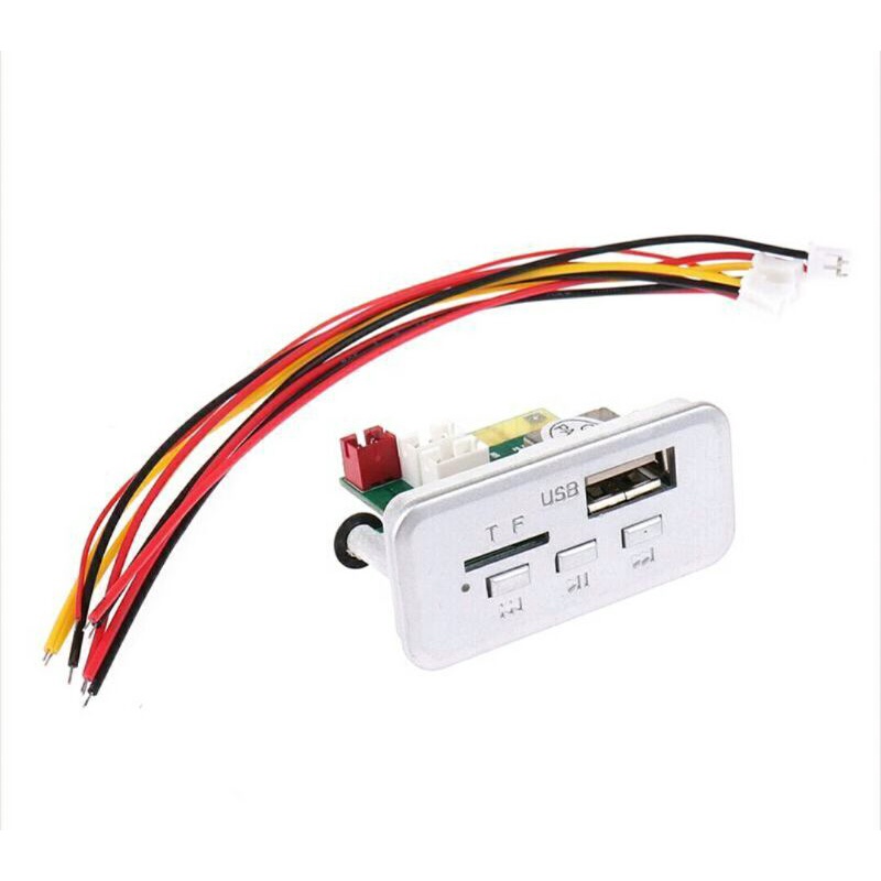 Kit Modul Mp3 Bluetooth 5.0 Decoder Wireless DC12v Support TF USB U disk FM Radio