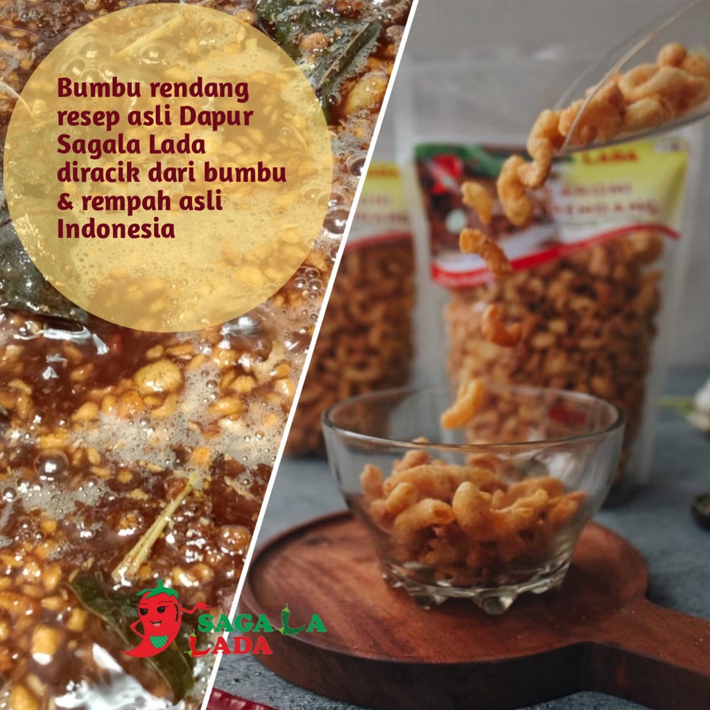 

SAGALA LADA Makaroni Rasa Rendang 130 g Renyah Tidak Bantat