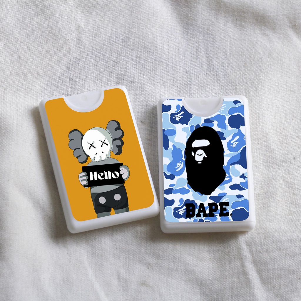 Terbaru Hand Sanitizer Star Wars Spray Pocket HandSanitizer Kaws / Bape / Looney Tune Aroma Orange 18ml