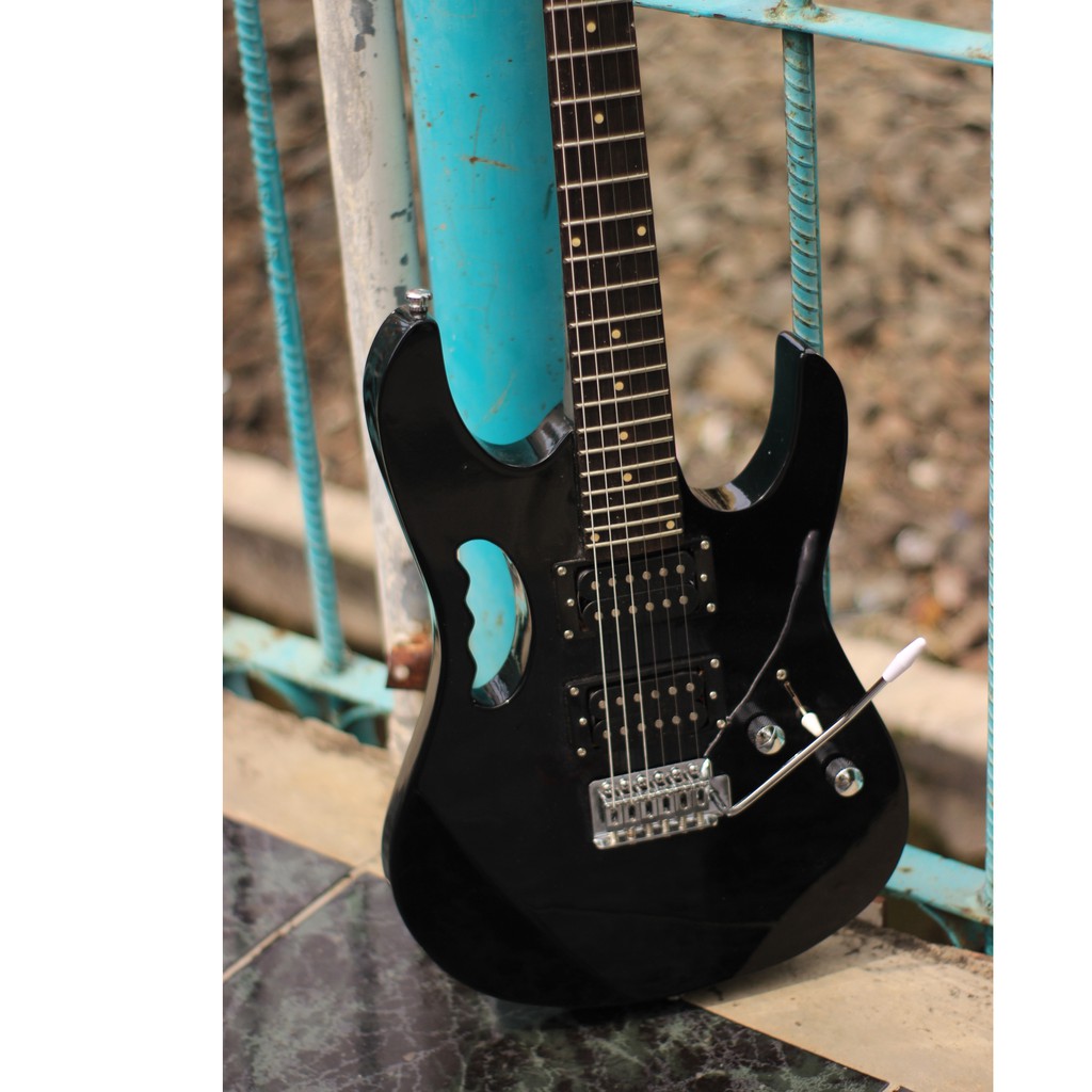 Gitar Listrik Ibanez Jem Black