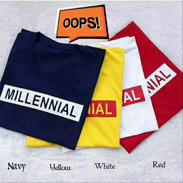 KAOS CEWE MILLENNIAL BAJU CEWE KEKINIAN MILLENNIAL LENGAN PENDEK