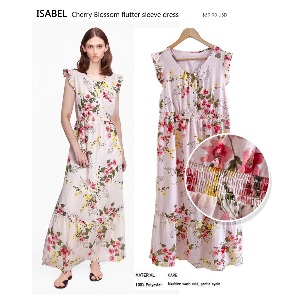 Is*bel printed maxy dress