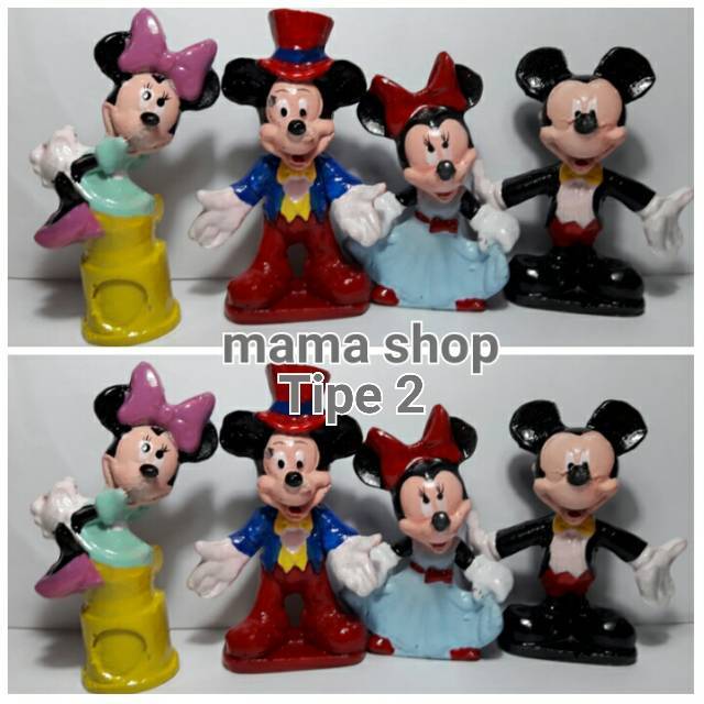 Topper Patung Kue Boneka Figure Mickey Mouse and Friend