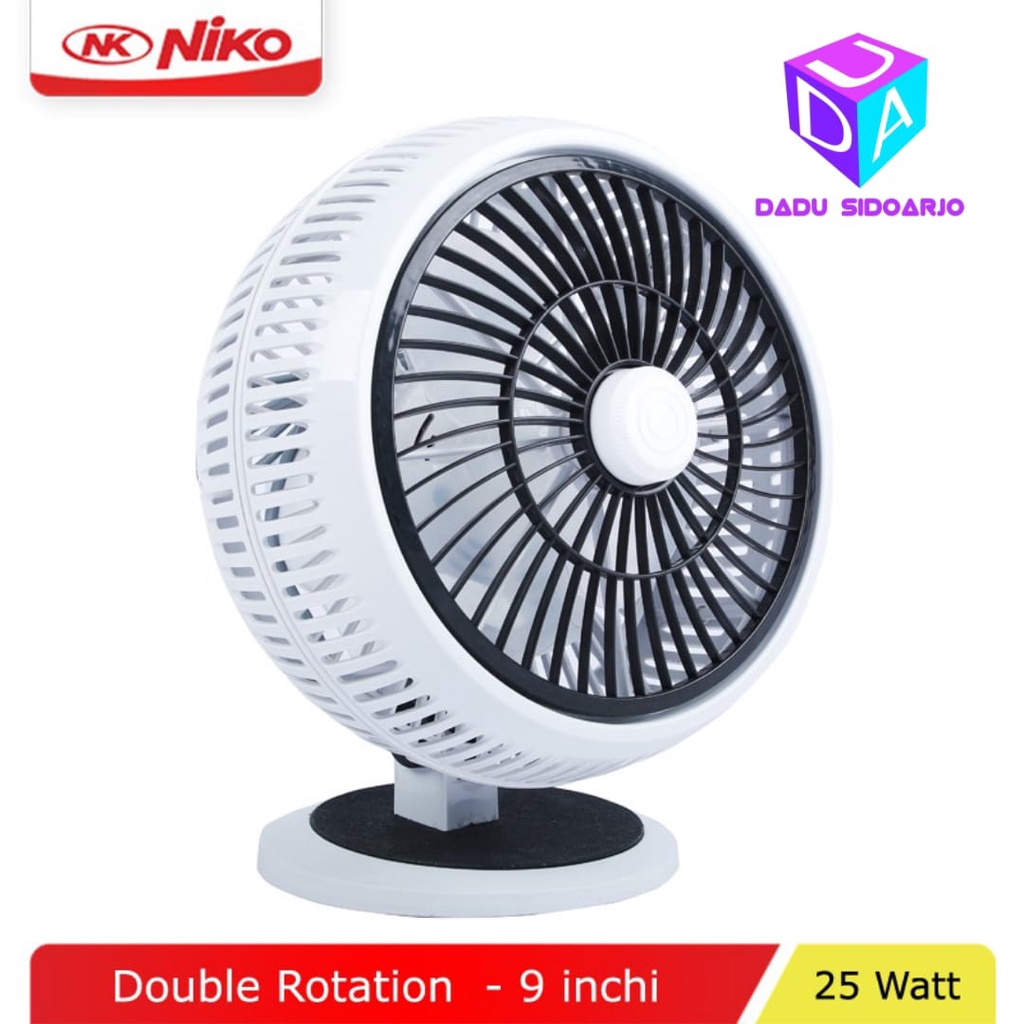 KIPAS ANGIN MEJA MERK NIKO 9INCH 25 WATT NK - 906 A