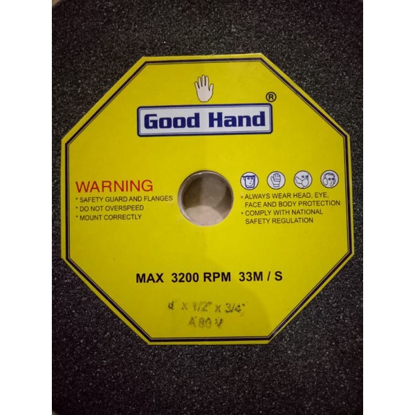 Batu Gerinda Asah Gergaji/Batu Serong (8"x1/2"X3/4") Grid A80