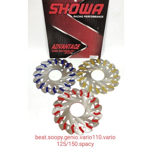 PIRINGAN CAKRAM DEPAN VARIASI STANDAR SHOWA BEAT-SCOOPY-VARIO 110-VARIO 125/150-SPACY-GENIO/DIS CAKR