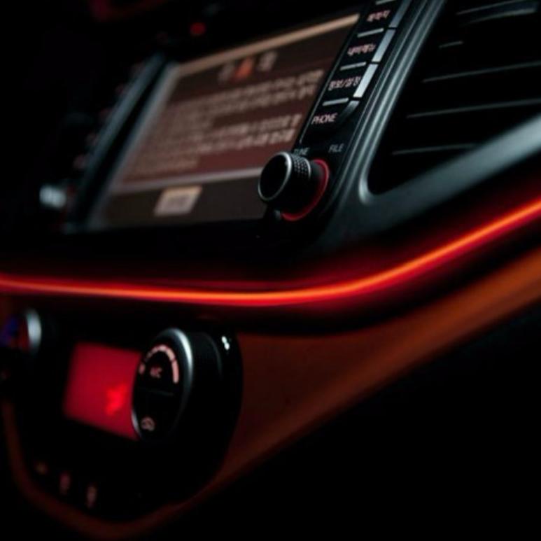 [KODE ZNKAJ] GARANSI 1 BULAN Modern Interior Car Lamp 3M Lampu Hias Variasi Panjang Ambient / Ambien