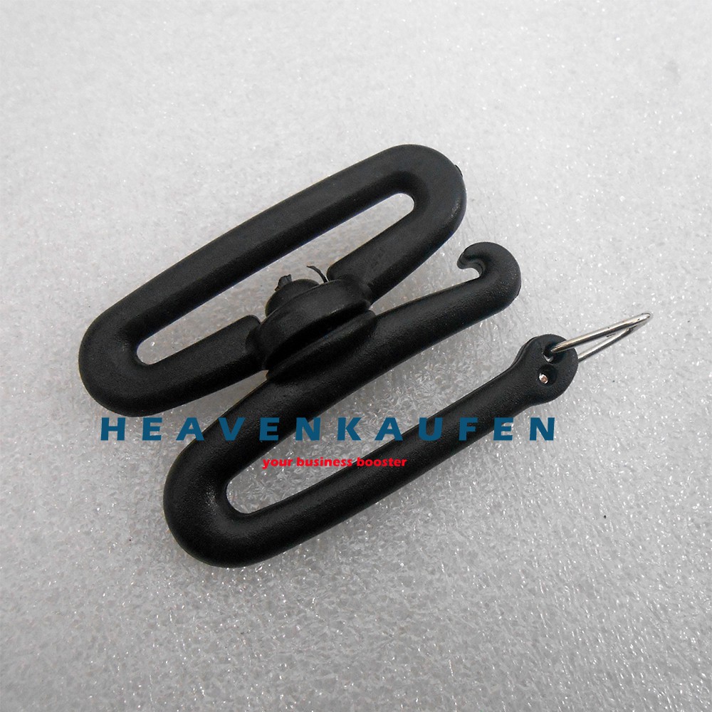 Pengait Kait Kew Kew Hook Tali Tas 3,8 cm Acetal Bagus Kuat Bentuk Huruf S