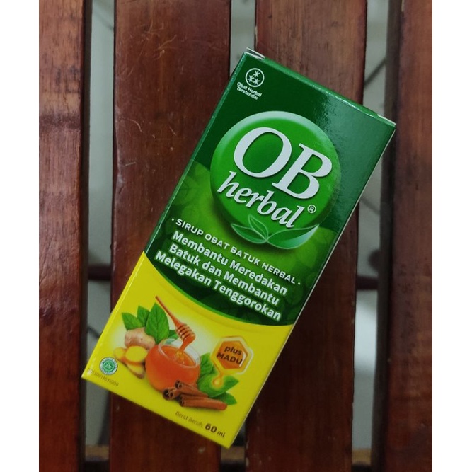 OB Herbal Dewasa sirup 60 ML / Meredakan batuk / Membantu melegakan tenggorokan