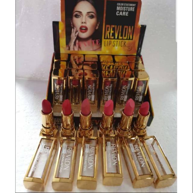 [ ECER  ] REVLON LIPSTICK TUTUP GOLD BENING